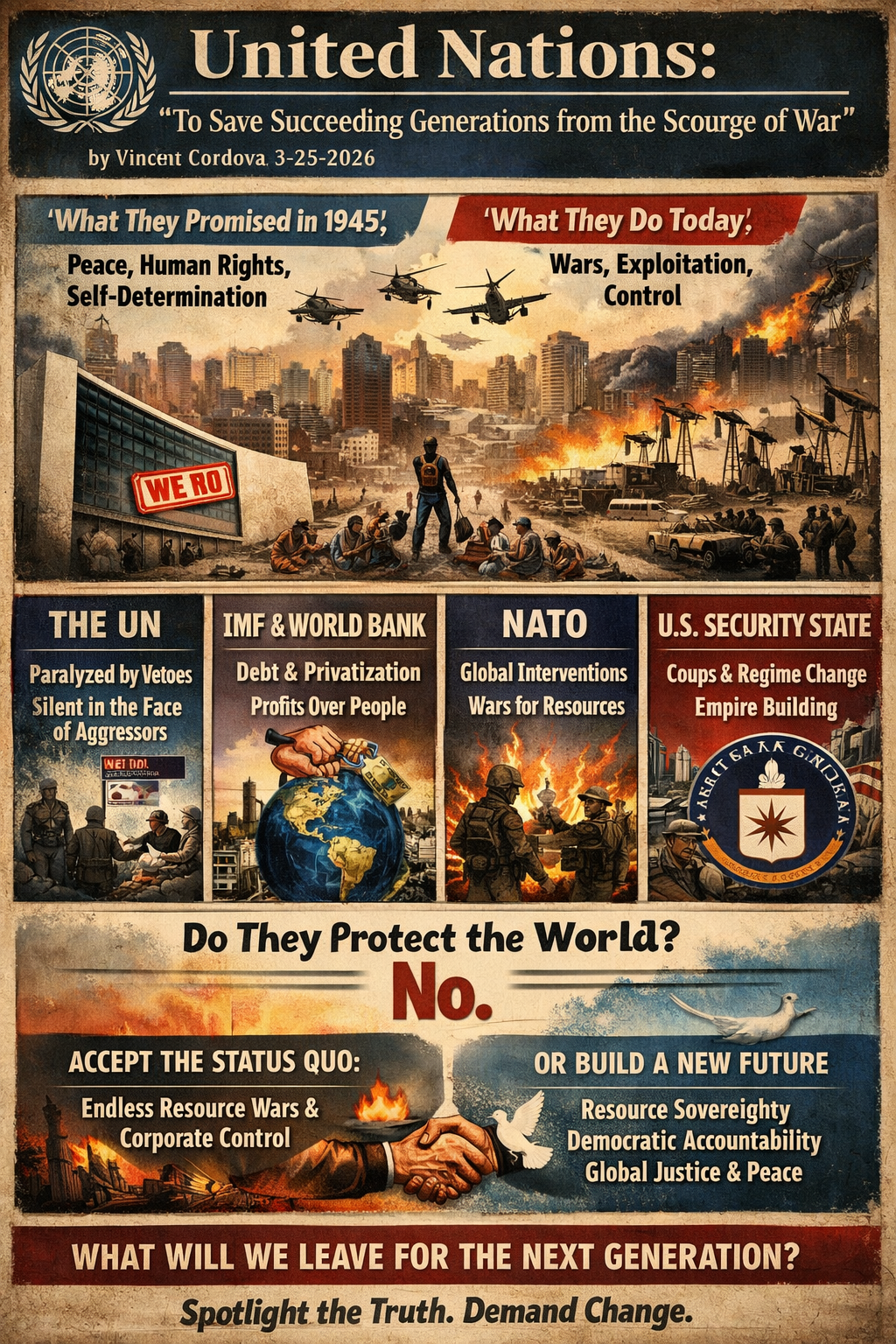 The 1940s Blueprint: How Institutions Built to “Save the World” Became the Machinery of Control