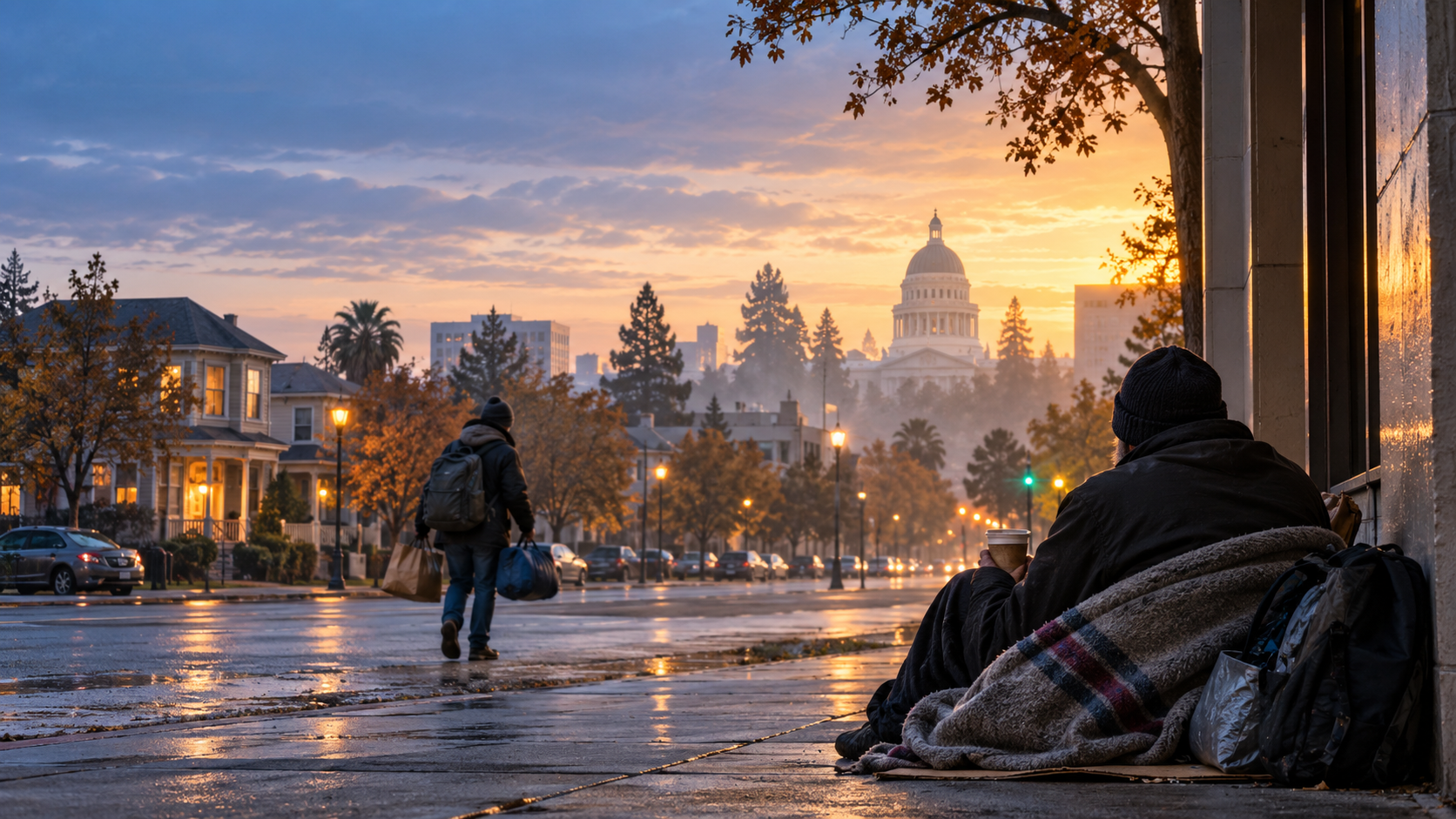 Cold Morning in Sacramento