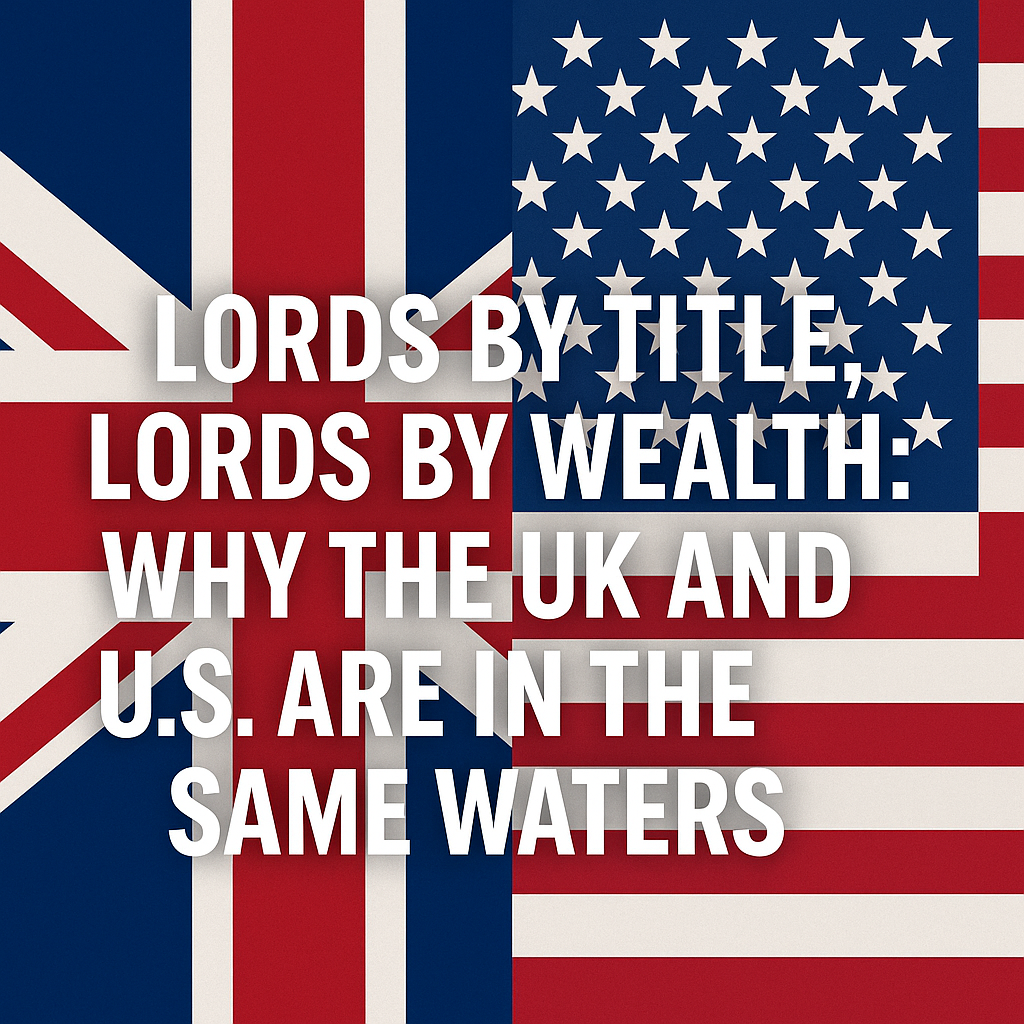 Lords by Title, Lords by Wealth: Why the UK and U.S. Are in the Same Waters