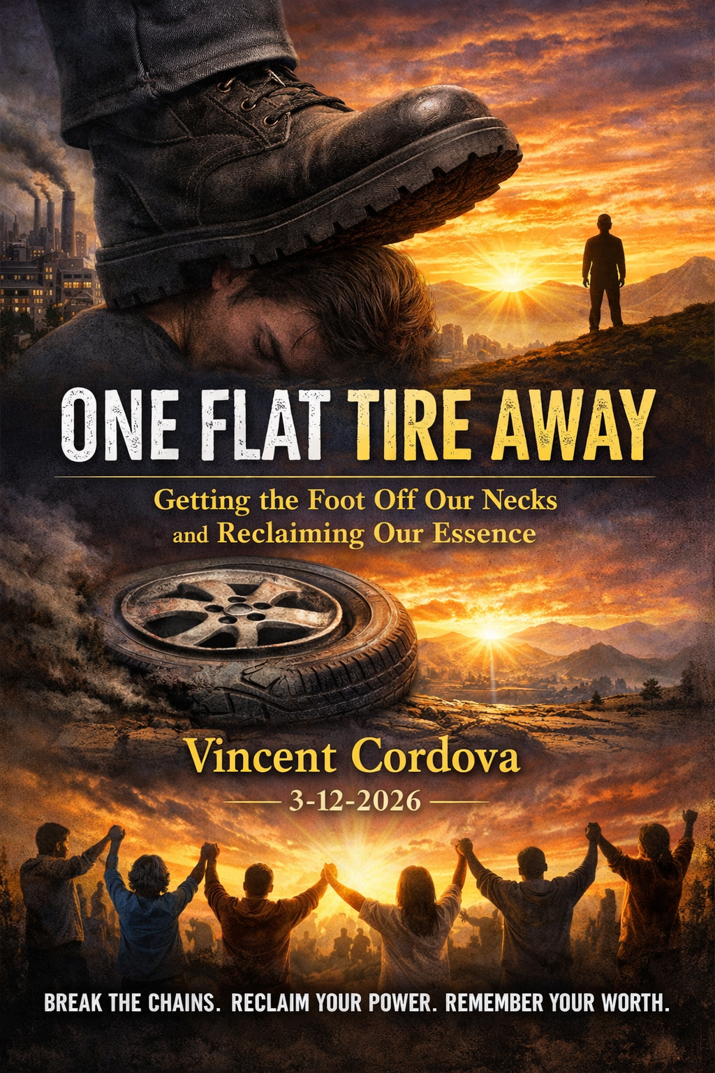 One Flat Tire Away: Getting the Foot Off Our Necks and Reclaiming Our Essence