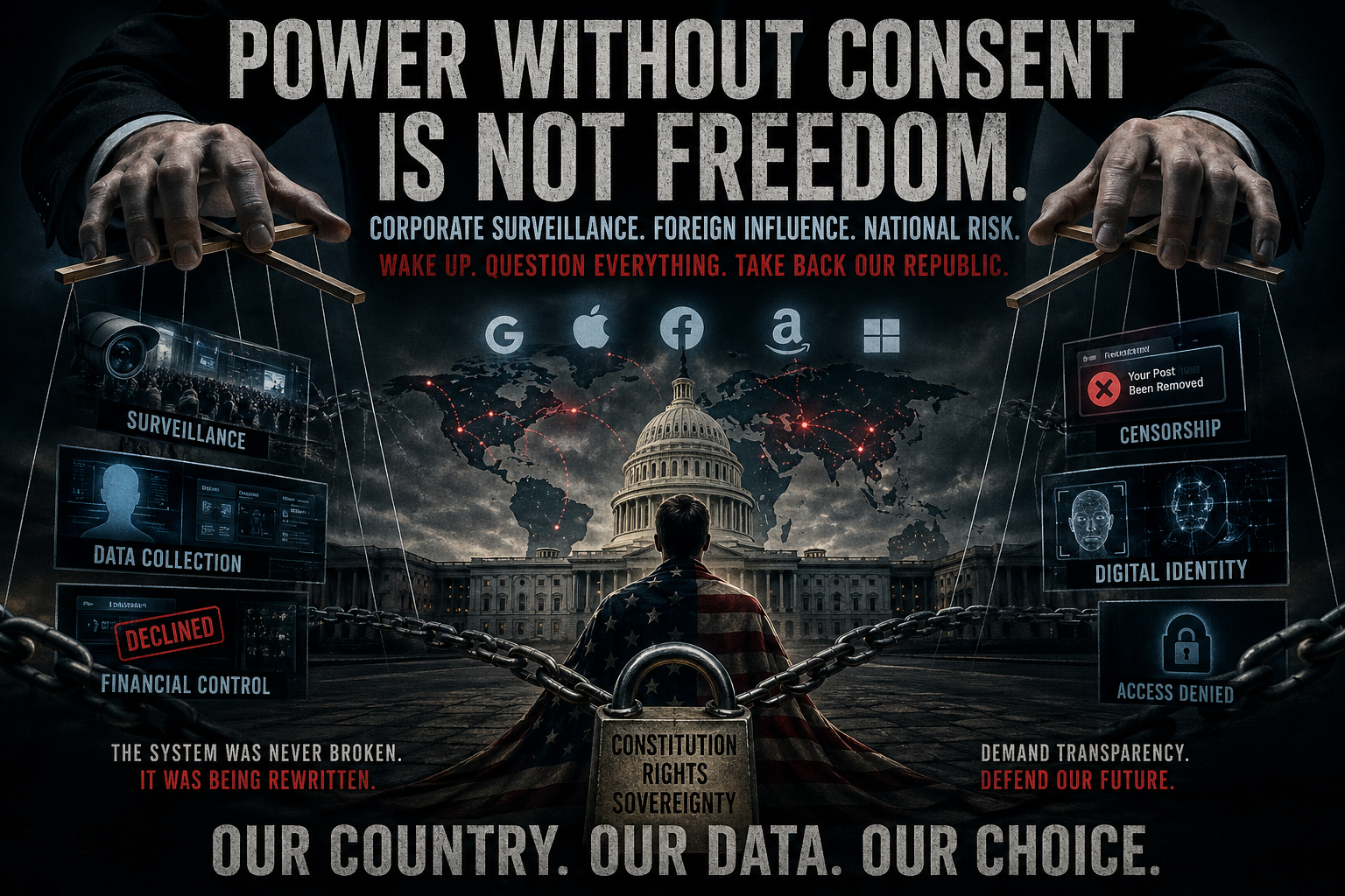 The Quiet Shift of Power: Corporate Surveillance, Ownership, and the Future of American Sovereignty