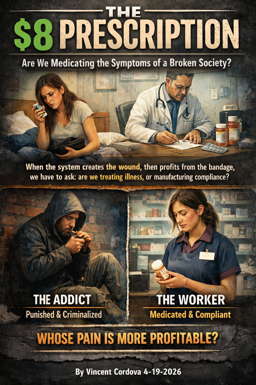 The $8 Prescription: Are We Medicating the Symptoms of a Broken Society?