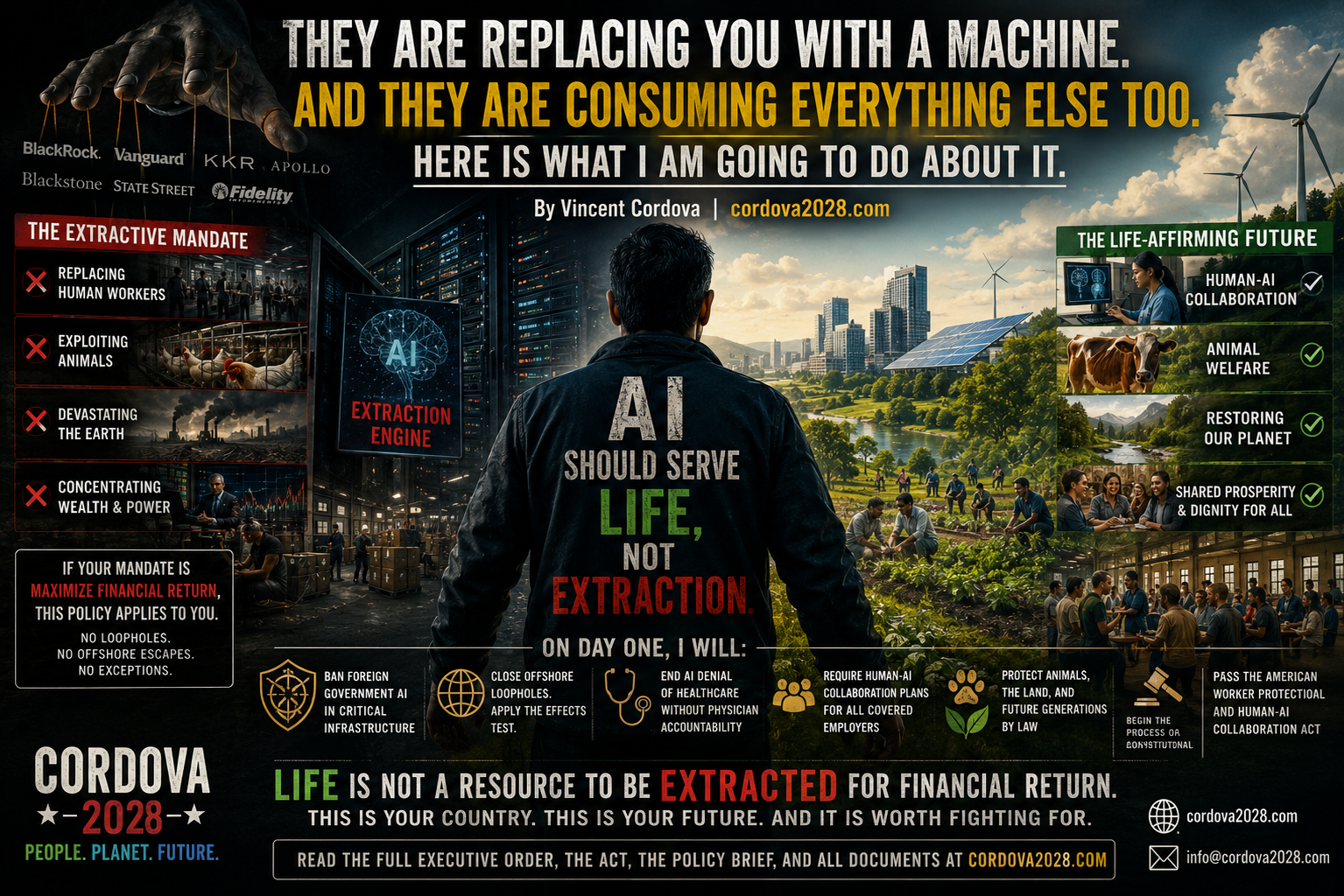 They Are Replacing You With a Machine. And They Are Consuming Everything Else Too. Here Is What I Am Going to Do About It.