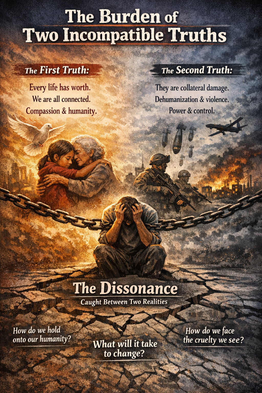 The Burden of Two Incompatible Truths