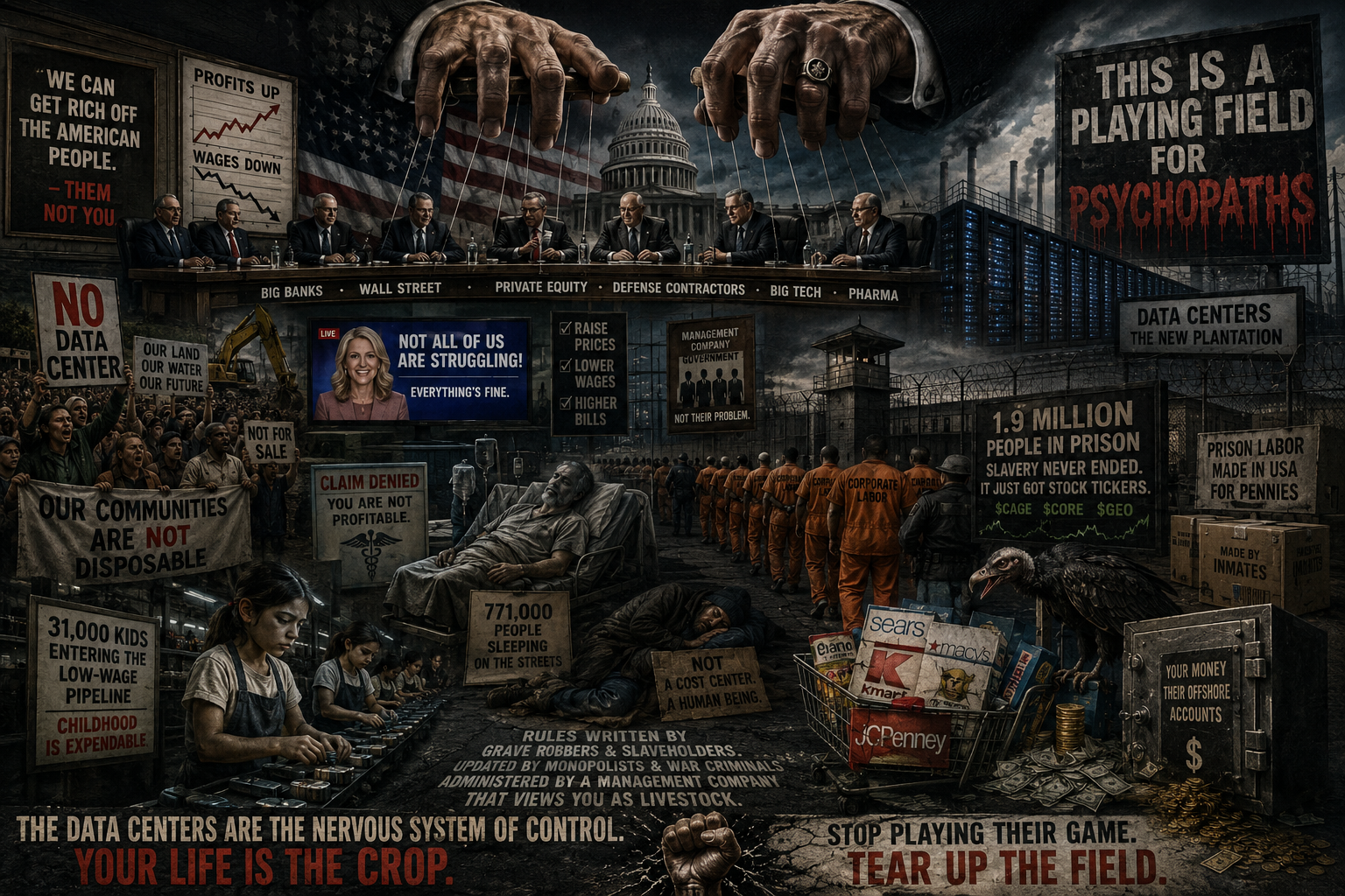 The United States Is a Playing Field for Psychopaths - and They're Not Even Hiding It Anymore