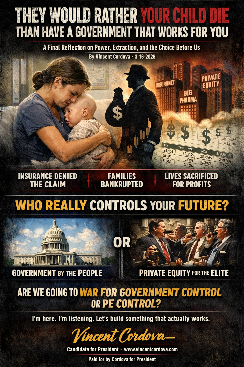 They Would Rather Your Child Die Than Have a Government That Works for You