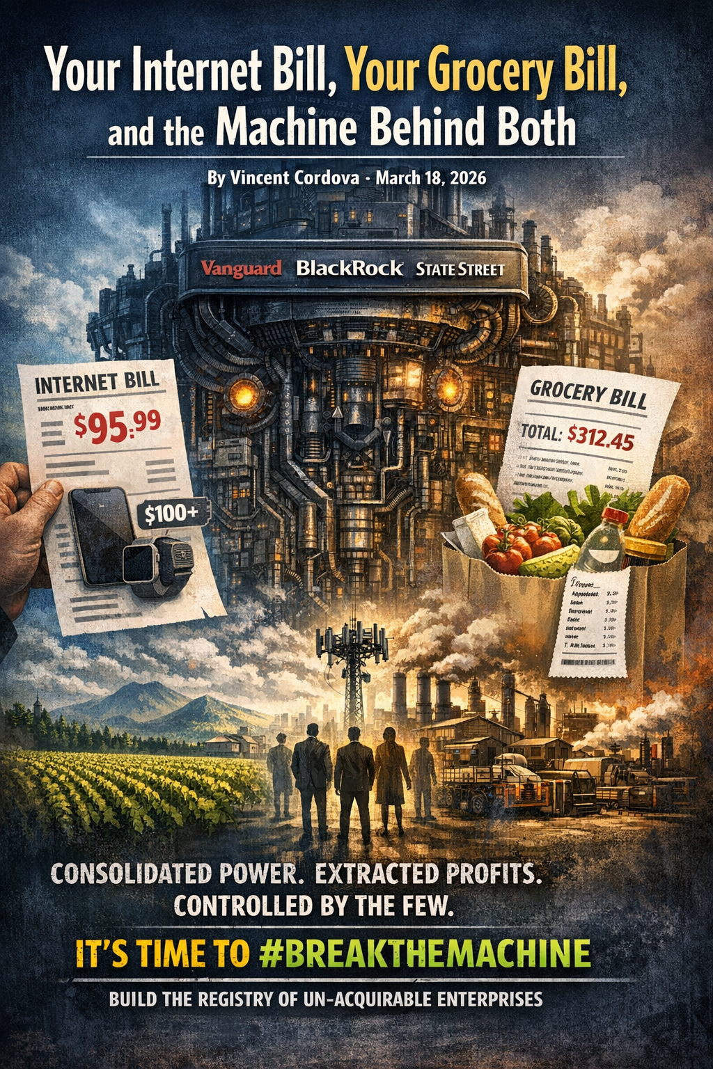 Your Internet Bill, Your Grocery Bill, and the Machine Behind Both